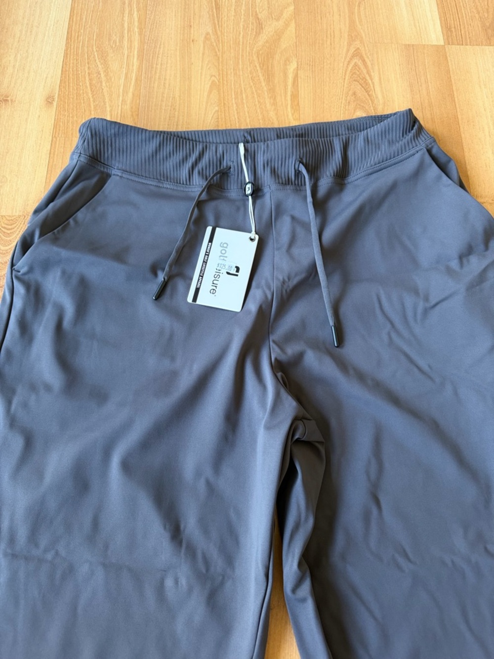 FootJoy NWT women’s joggers charcoal gray golf pants size large - Picture 6 of 10